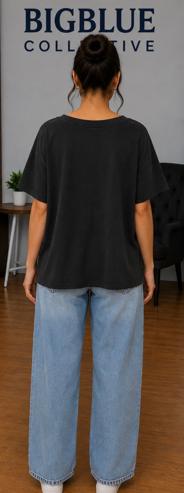 Classic Black Relaxed-Fit T-Shirt