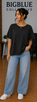 Classic Black Relaxed-Fit T-Shirt