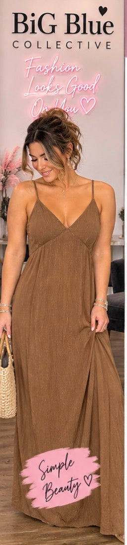 Brown Maxi Dress