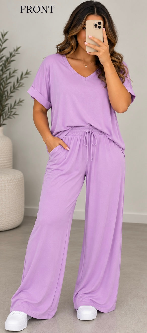 Zenana Buttery Soft Lounge Set (Multiple Colors)