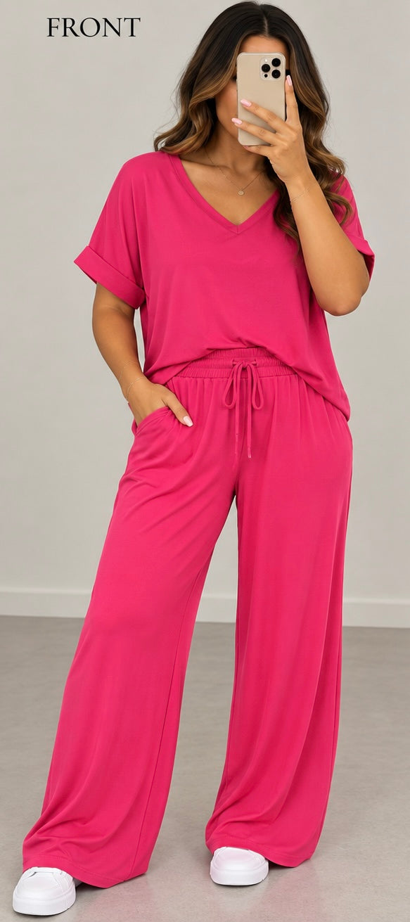 Zenana Buttery Soft Lounge Set (Multiple Colors)