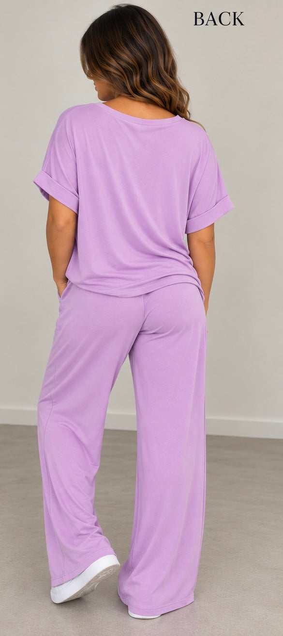 Zenana Buttery Soft Lounge Set (Multiple Colors)